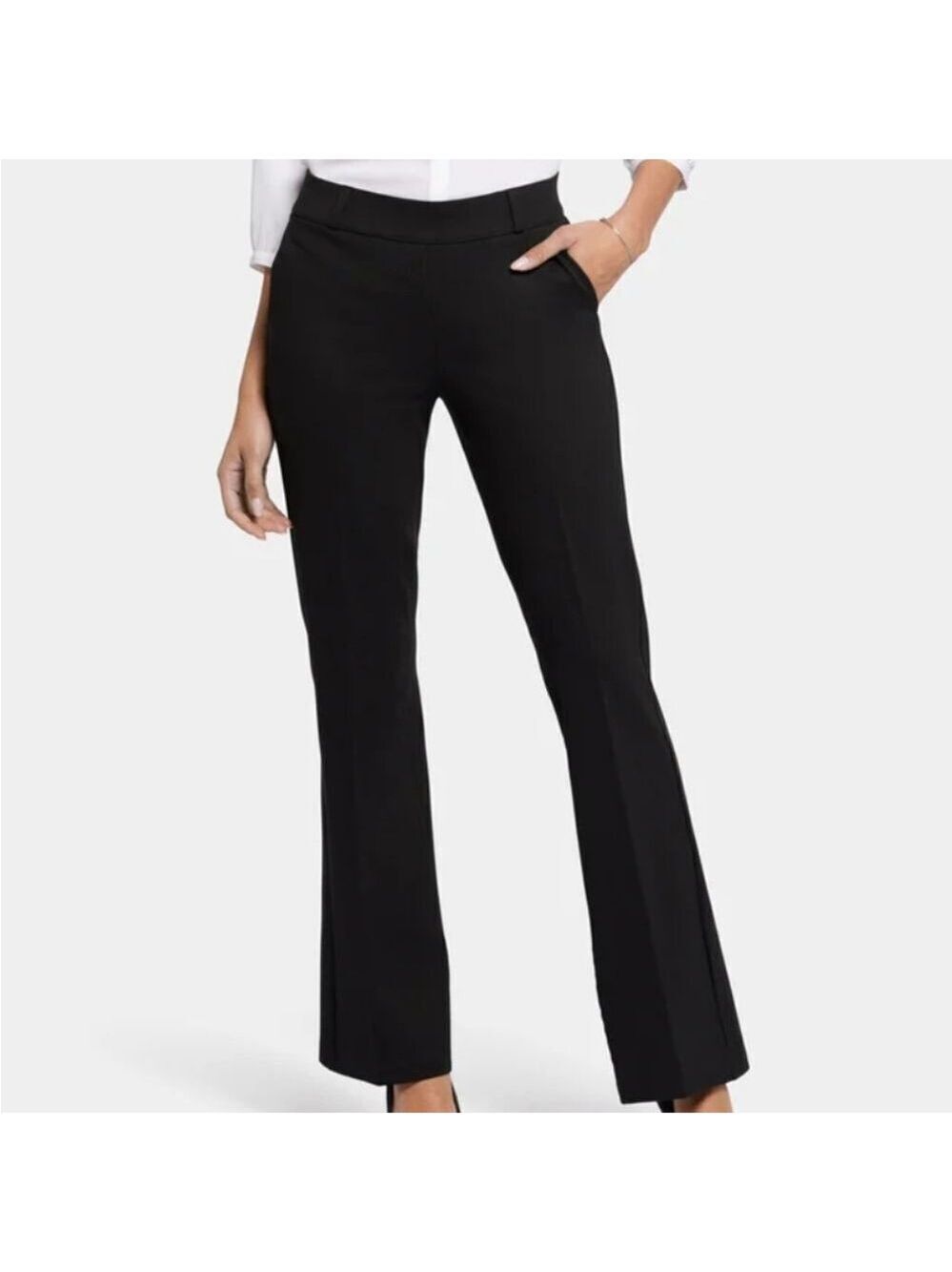 3168 NWT NYDJ Pull-On Flared Trouser Pants Sz Small